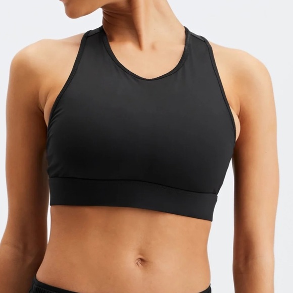 Fabletics Other - Fabletics Trinity High Impact Black Sports Bra Size L